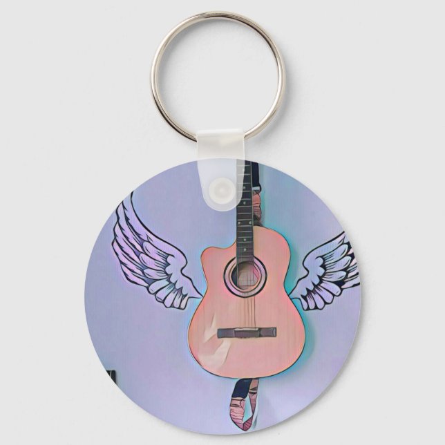 Chaveiro Presente guitarrista latino (Frente)