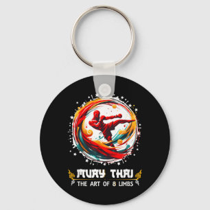 Chaveiro Presente Muay Thai Boxe Tailandesa Arte das Oito M