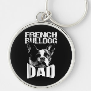 Chaveiro Presente no cão Pai francês Bulldog