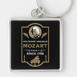 Chaveiro Presente para Amante da Música de Mozart