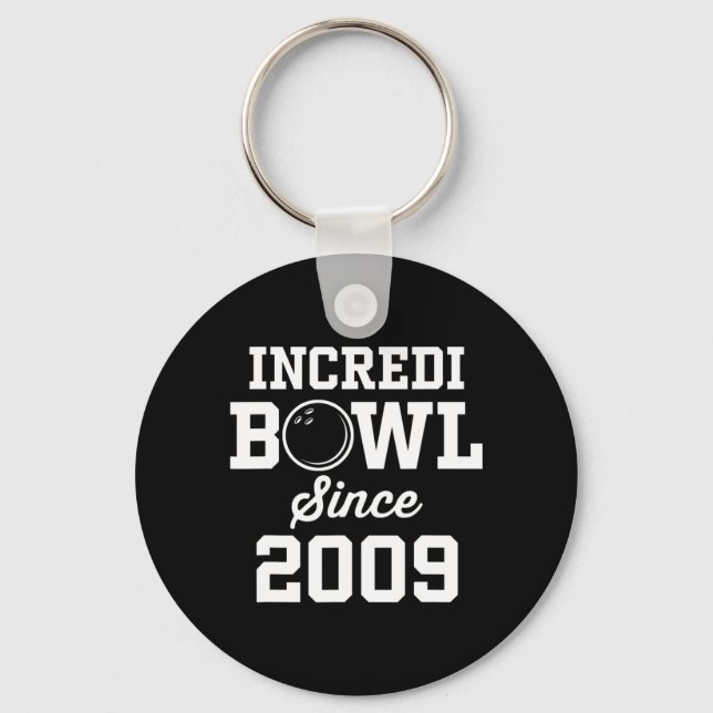 Chaveiro Presente para boliche de 13 anos de idade Bowler 2 (Frente)