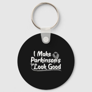 Chaveiro Presente Para Doentes Com Doença De Parkinson Cinz