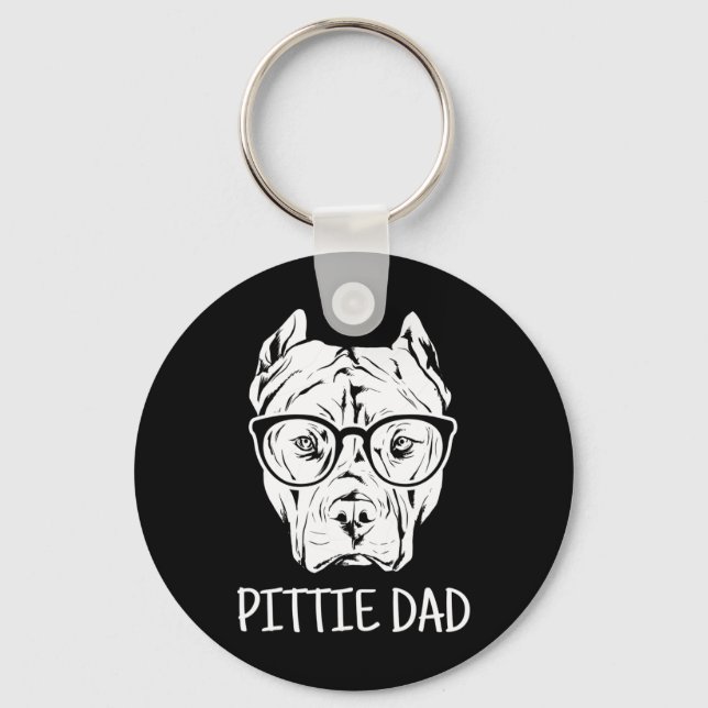 Chaveiro Presente para os dançarinos Pittie Pai Pitbull (Frente)