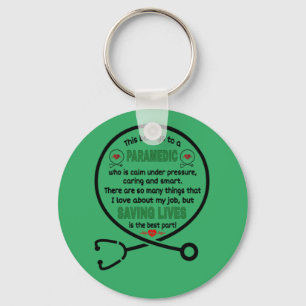 Chaveiro   Presente paramédico. Isto Pertence A Um paramé