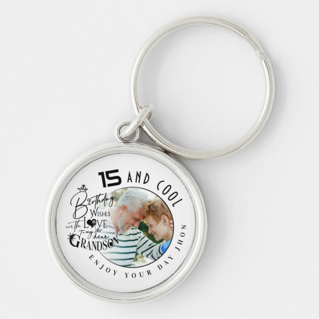 Chaveiro Presente Personalizado de Aniversário do Neto Simp (Frente)