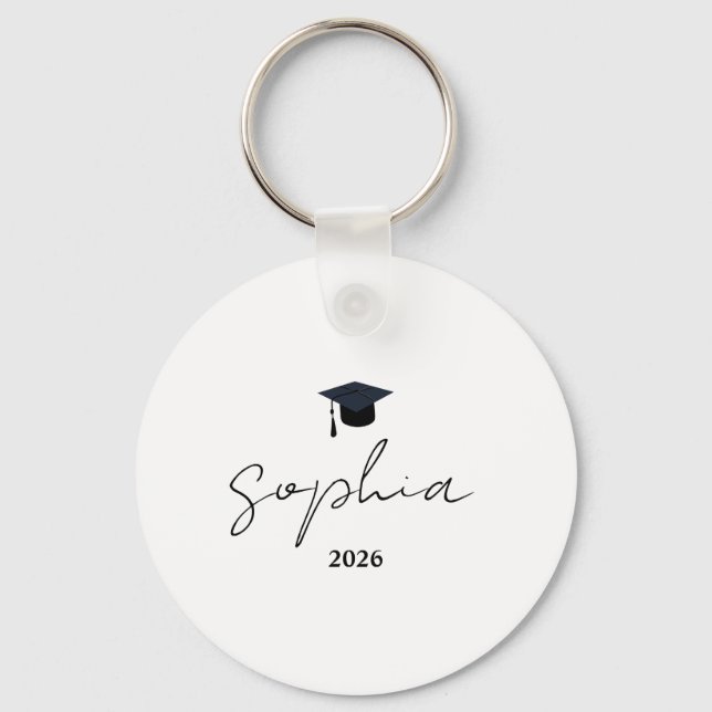 Chaveiro Presente Personalizado de Formatura, Chave Persona (Frente)