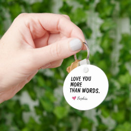 Chaveiro Presente Personalizado de Mãe Amor Você Mais Que P