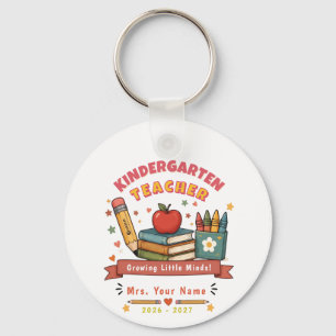 Chaveiro Presente Personalizado Fofo Retro para Professor d