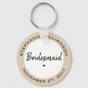 Chaveiro Presente Personalizado Minimalista para Damas de H