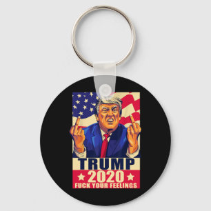 Chaveiro Presente Republicano Trump Dedo do Meio para os Se