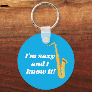 Chaveiro Presente Saxofone Personalizado