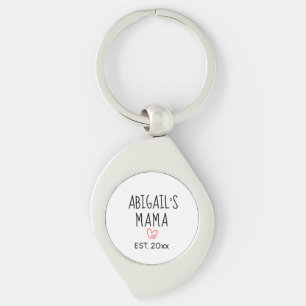 Chaveiro Presente Simples da Mama Personalizada com Nome da