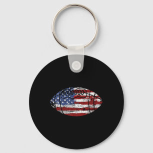 Chaveiro Presente Vintage Bandeira Americana Futebol EUA