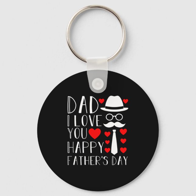 Chaveiro Presente Xmas | Pai I Love You (Frente)