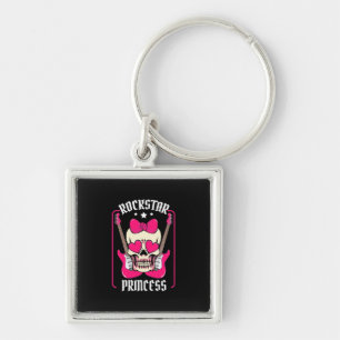Chaveiro Presente Xmas Rockstar Princess Skull