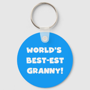 Chaveiro Presentes brancos do camiseta do texto da avó do M