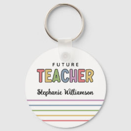 Chaveiro Presentes Coloridos Coloridos de Professores Futur
