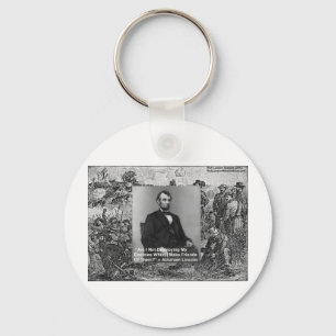 Chaveiro Presentes com Citações de Sabedoria de Abe Lincoln