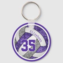 Presentes da equipe de vôlei de cinzas roxas