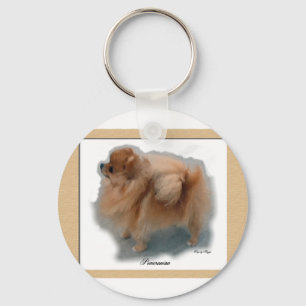 Chaveiro Presentes de Amantes Pomeranianos