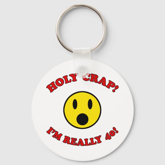 Chaveiro Presentes de aniversário de 40 anos (Frente)