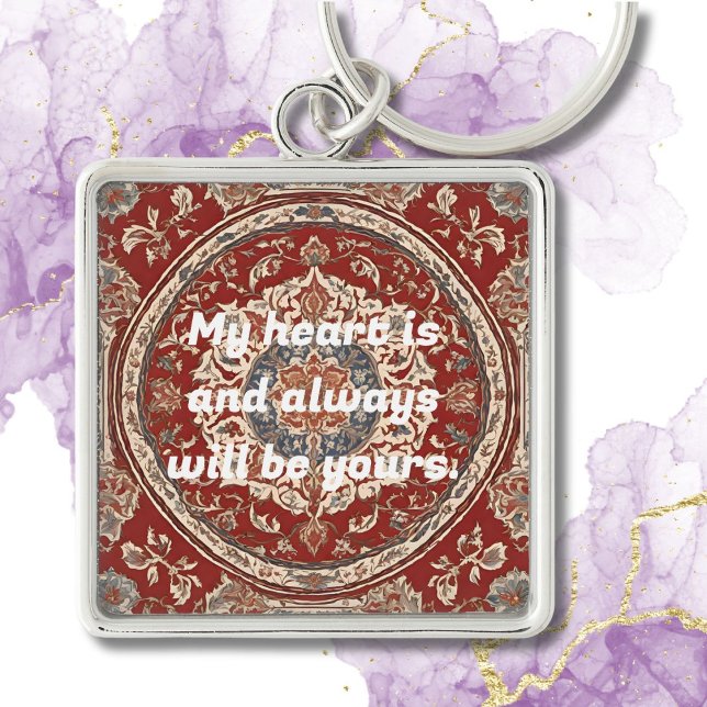 Chaveiro Presentes de aniversário para Azulejos Persa Namor (Anniversary Gifts for Girlfriend Persian Tiles)