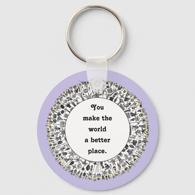 Chaveiro Presentes de Apreciação Voluntária (Frente)