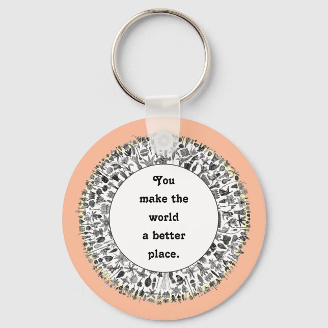 Chaveiro Presentes de Apreciação Voluntária (Frente)