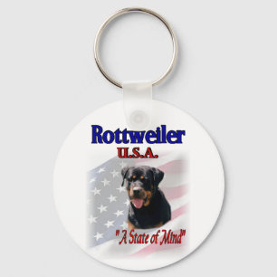 Chaveiro Presentes de Arte Rottweiler