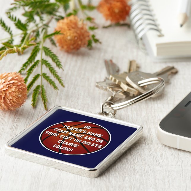 Chaveiro Presentes de basquetebol para rapazes, raparigas o (Lateral)