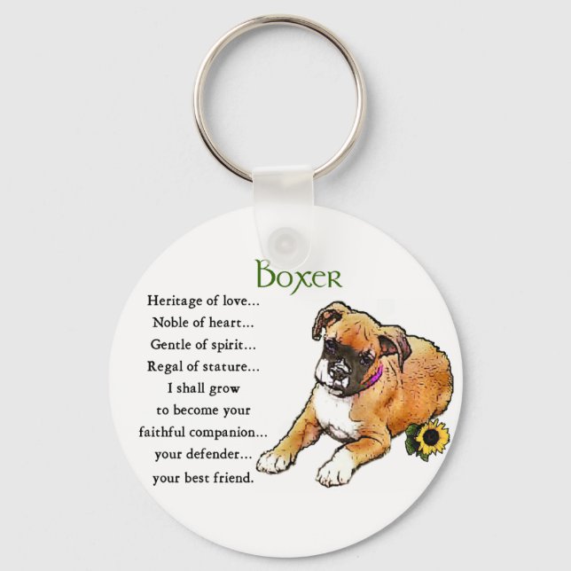 Chaveiro Presentes de Boxer (Frente)