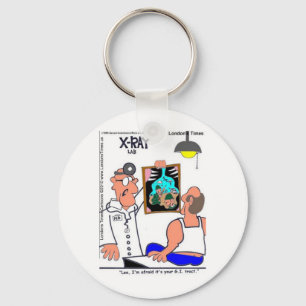 Chaveiro Presentes de Camisetas Médicas Divertidas do Trato