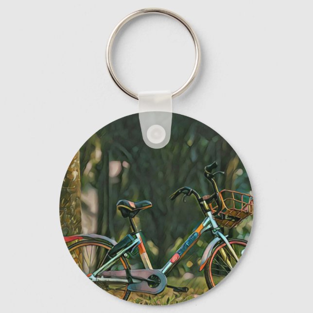 Chaveiro presentes de ciclismo de vintage (Frente)