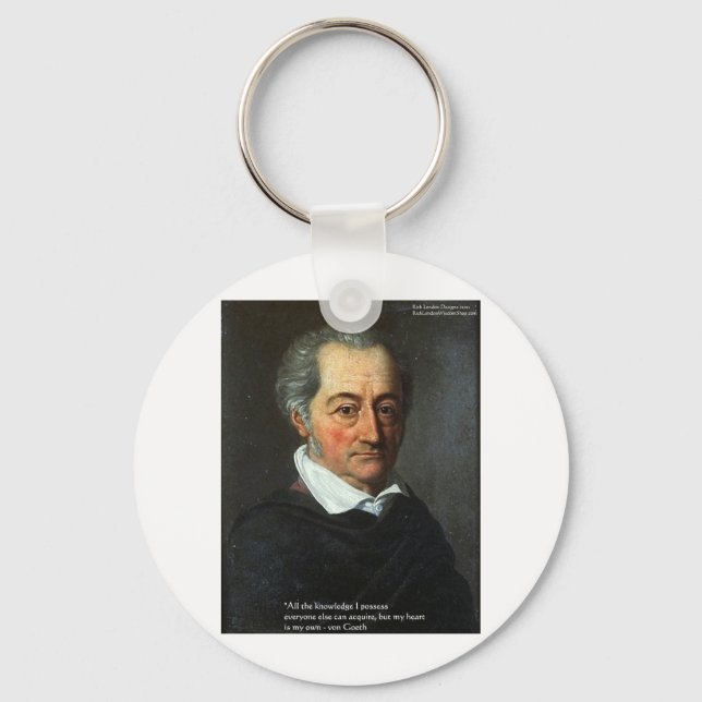 Chaveiro Presentes de Cotações "Verdade" de Goethe Camiseta (Frente)