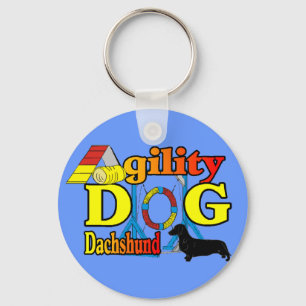 Chaveiro Presentes de Dachshund_Agilidade