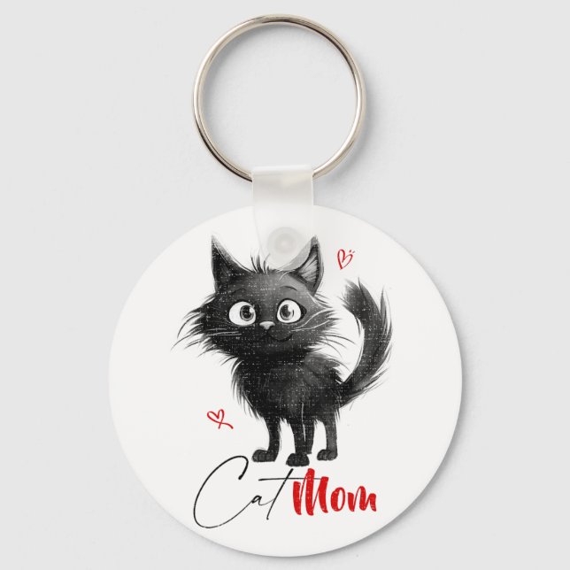 Chaveiro presentes de Dia de as mães da Cat Mãe (Frente)