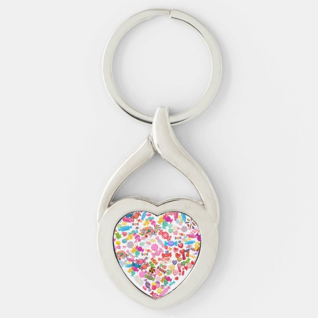 Chaveiro Presentes de Dia de os namorados de Design de Form (Frente)