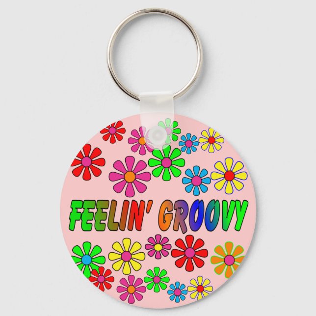 Chaveiro Presentes de "Feelin' Groovy" de 1970 (Frente)