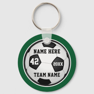 Chaveiro Presentes de Futebol Verde e Branco Baratos, Perso
