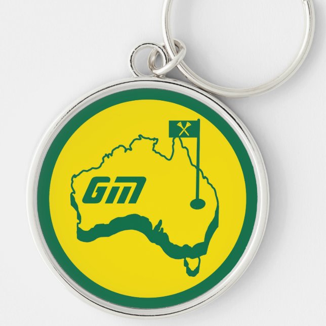 Chaveiro Presentes de Golfe Australianos (Frente)