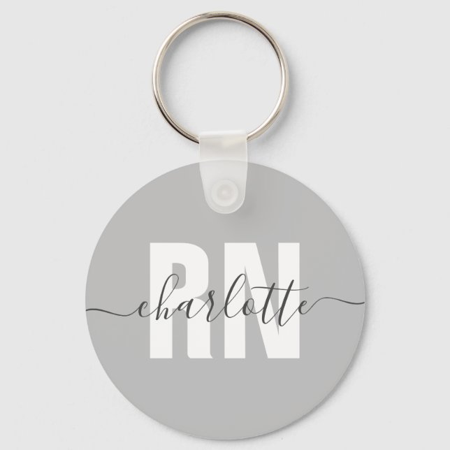 Chaveiro Presentes de Graduação de Enfermeiros Registrados  (Frente)