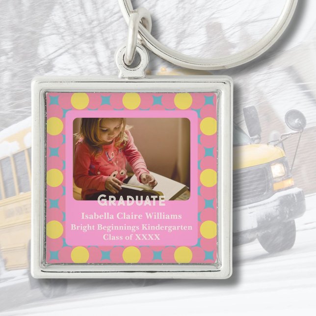 Chaveiro Presentes de Graduação de Flores Bonitas para Jard (Cute Flowers Graduation Gifts for Kindergarteners)