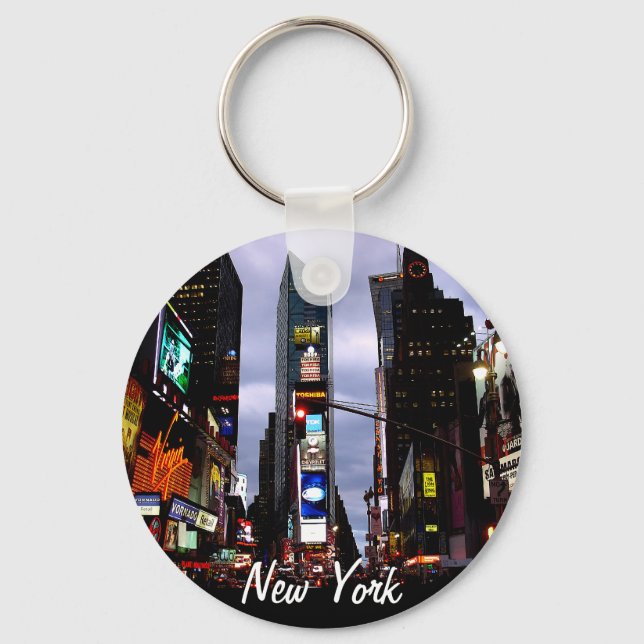 Chaveiro Presentes de Luzes Quadradas do New York Key Chain (Frente)