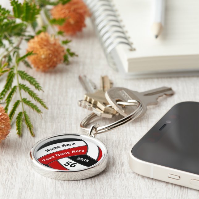 Chaveiro Presentes de Mais velho de Voleibol Personalizado, (Lateral)