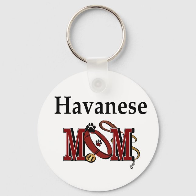 Chaveiro Presentes de MOM do Havanês (Frente)