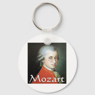 Chaveiro Presentes de Mozart para amantes da música