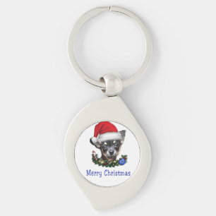 Chaveiro Presentes de Natal Chihuahua