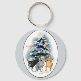 Chaveiro Presentes de Natal Chihuahua