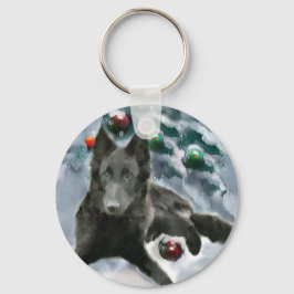 Chaveiro Presentes de Natal em Sheepdog Belgas