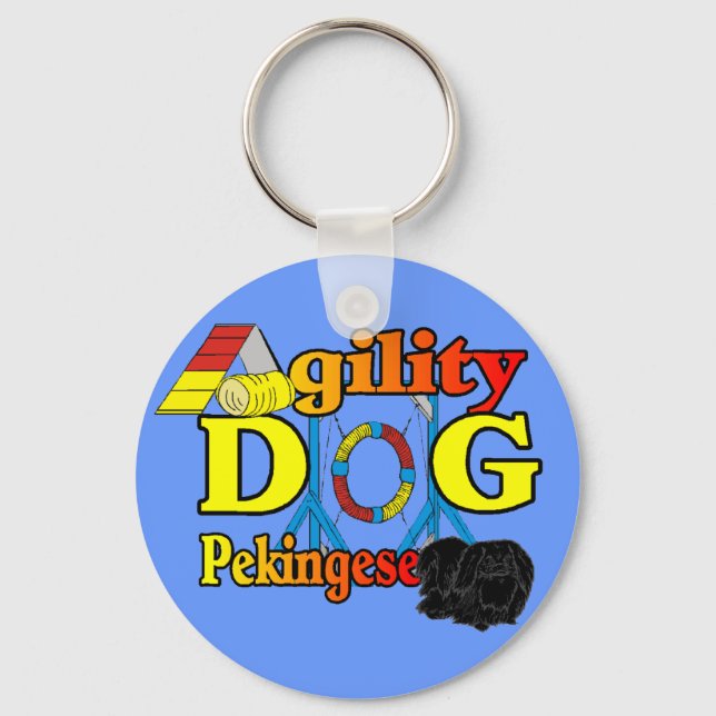 Chaveiro Presentes de Pekingese_Agilidade (Frente)